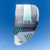 Flysurfer Heli Kitesurfing Kite, alternate product view showing the full canopy shape