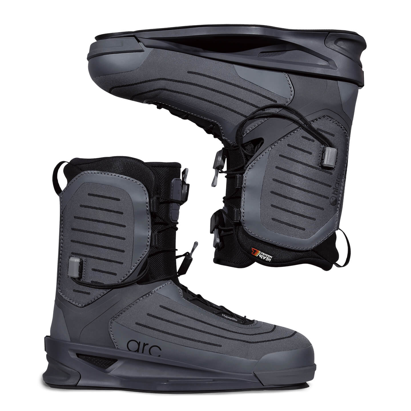 Hyperlite ARC 2026 Wakeboard Boots – rear and interior detail of the wakeboard boots construction