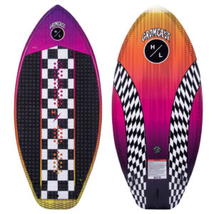 Hyperlite Gromcast Wakesurf 2026 – full wakesurf board with deck graphic, outline and colourway