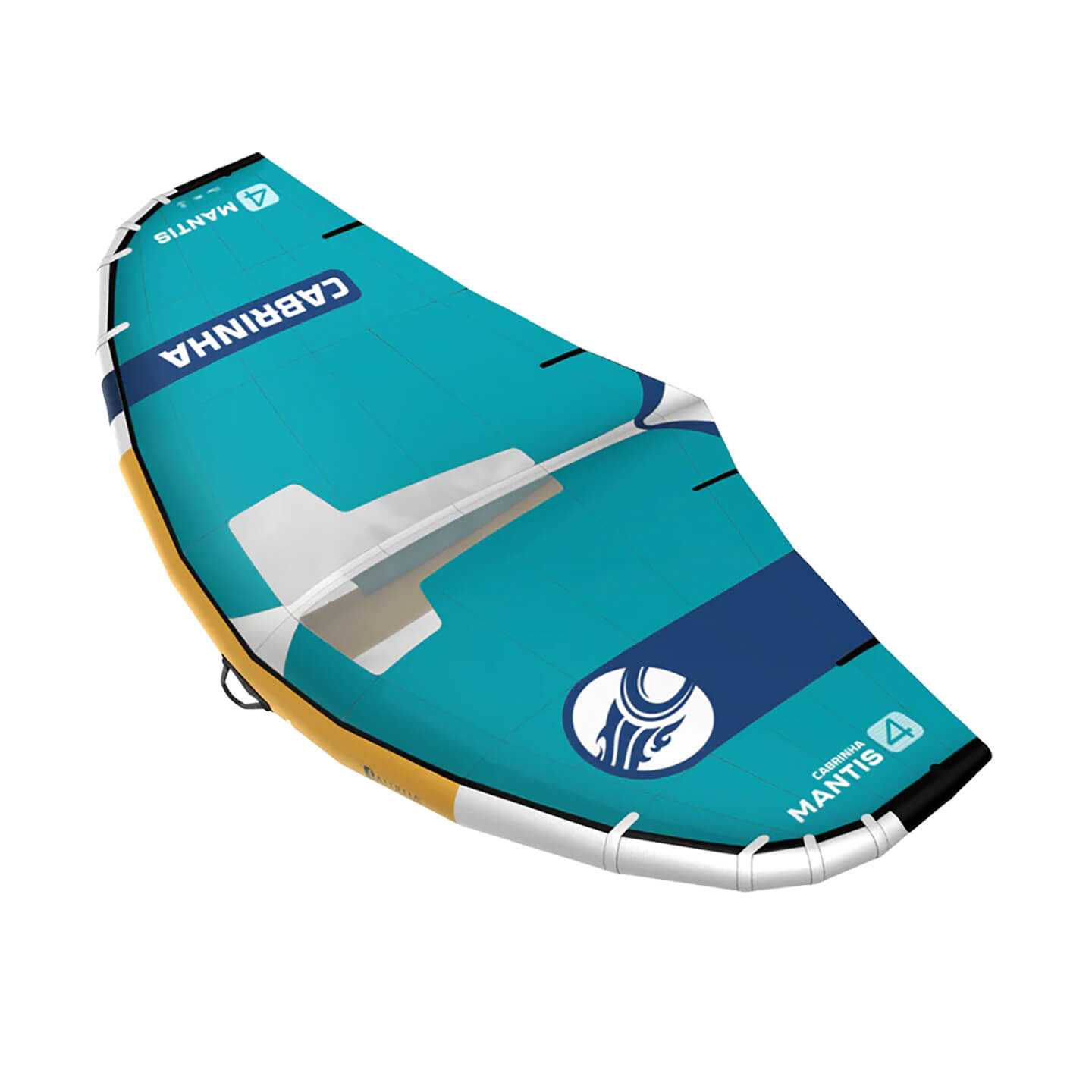 Cabrinha Mantis Apex 2026 Wing inflated wing front view showing the full canopy, leading edge, centre strut, handles and colourway