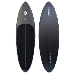 Cabrinha Skillit Surfboard 2026 full product cutout, showing the inflated kite canopy, leading edge, strut layout and colourway on a clean background