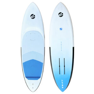 Cabrinha Swift Foil Board 2026 full product cutout showing the foil board outline, deck pad, mounting track area, rails and nose shape