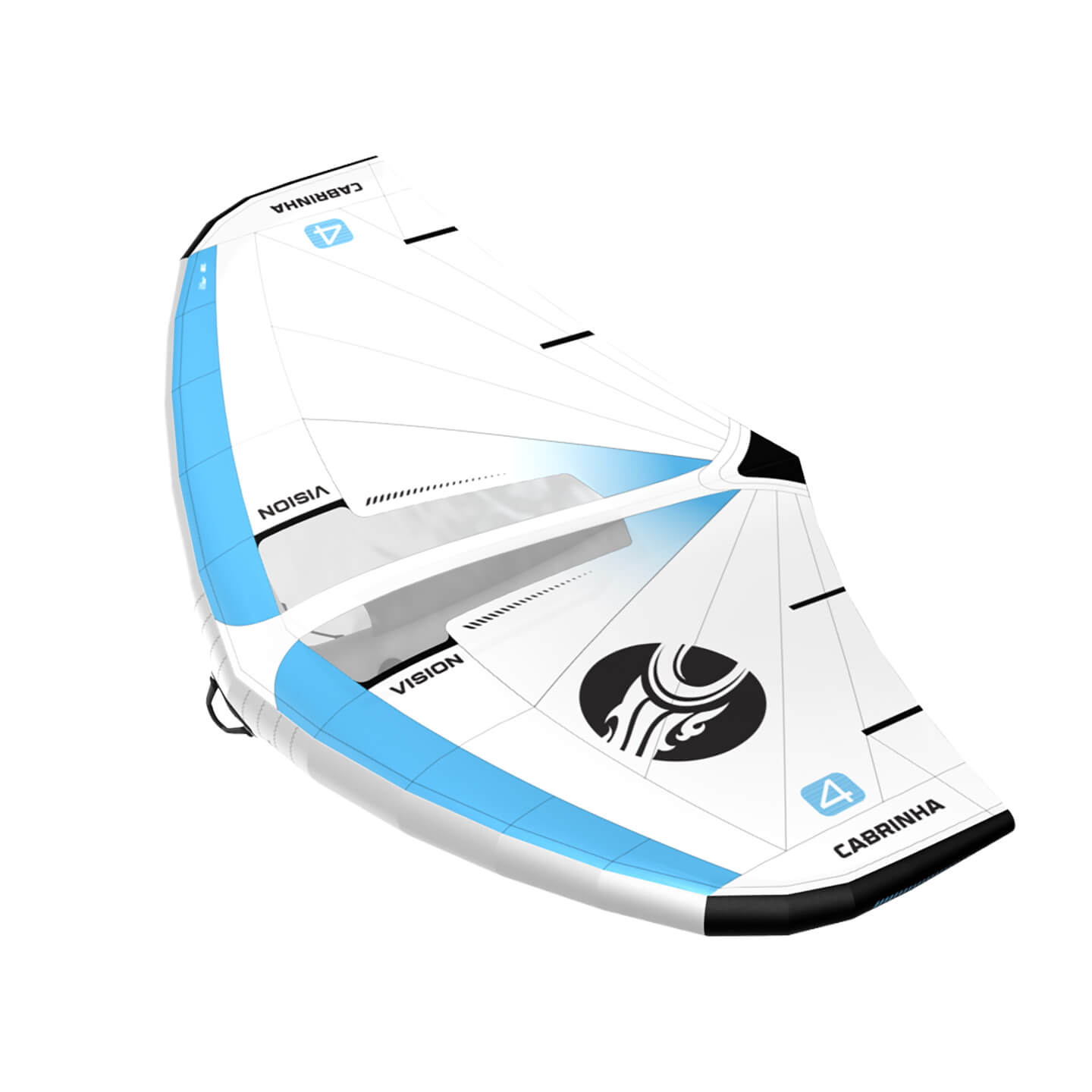 Cabrinha Vision 2026 Wing full product cutout, showing the inflatable wing canopy, leading edge, centre strut, handles and colourway