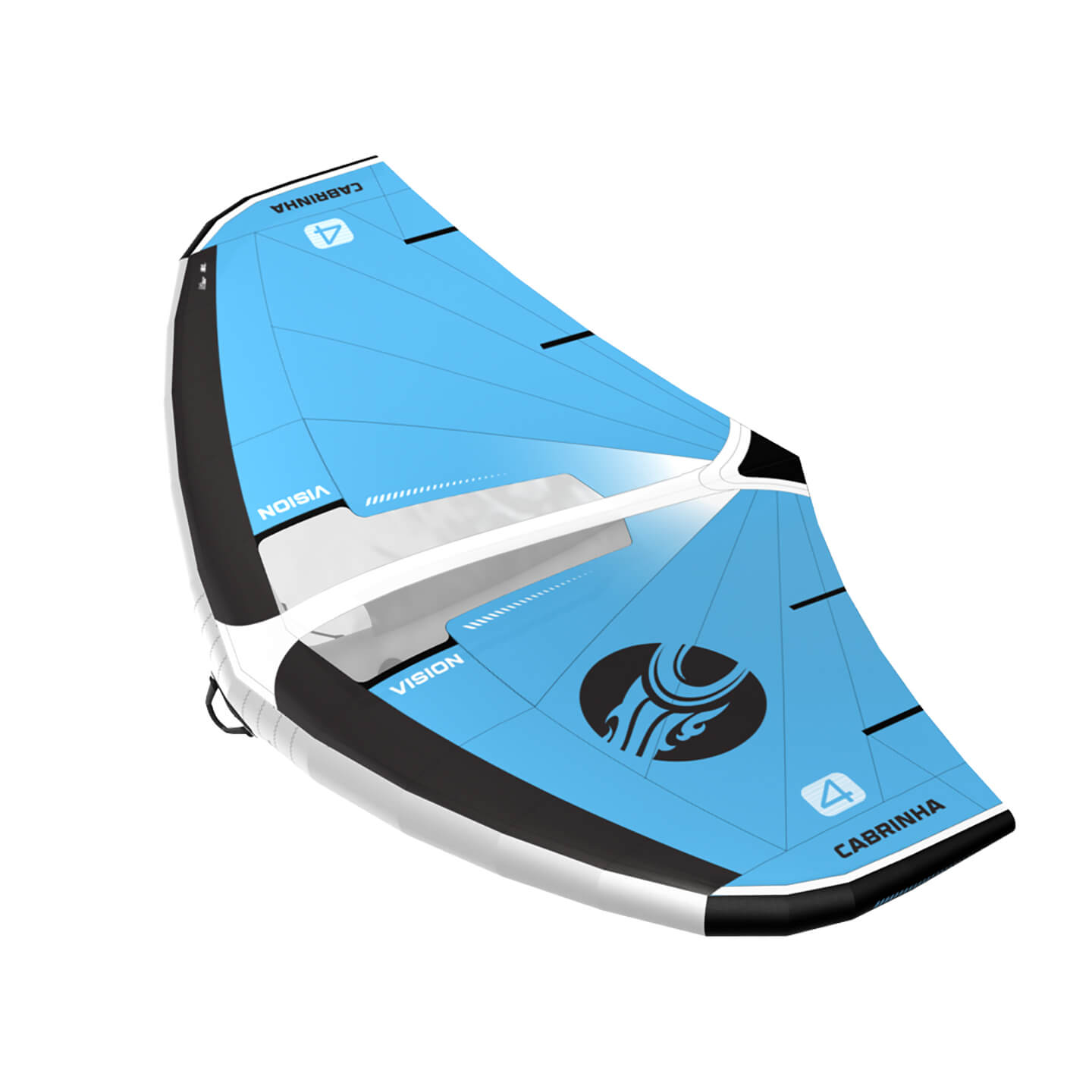 Cabrinha Vision 2026 Wing full product cutout, showing the inflatable wing canopy, leading edge, centre strut, handles and colourway