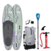 Duotone Alfa WS Air Inflatable SUP 2026 Package package with included accessories