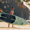 Duotone Blitz Air SLS Inflatable SUP 2026 Package underside and fin box detail