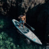 Duotone Raven Air SLS Inflatable SUP 2026 Package deck pad, handle and bungee storage view