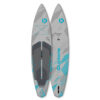 Duotone Raven Air SLS Inflatable SUP 2026 studio product image showing full inflatable SUP outline
