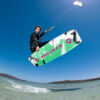 Duotone Spike CB Kiteboard 2026 in Concept Blue colourway rail, tip and construction detail