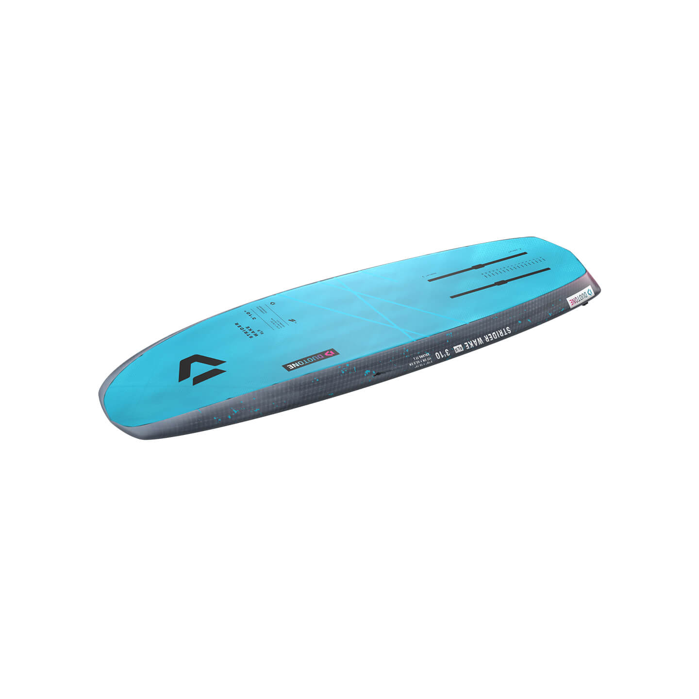 Duotone Strider SLS Foil Wake Board 2026 front wing, mast and fuselage detail