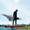 F-One Rocket MidLength v2 Carbon Foil Board deck view