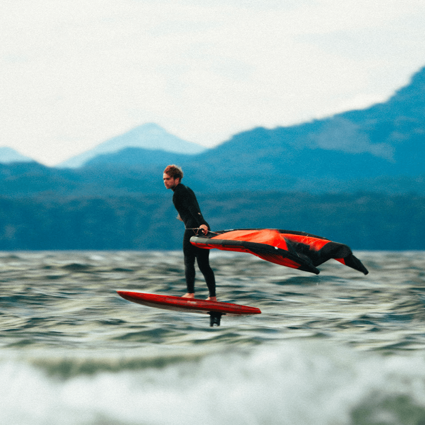 F-One Rocket MidLength v2 Carbon Foil Board rail, tail or insert detail