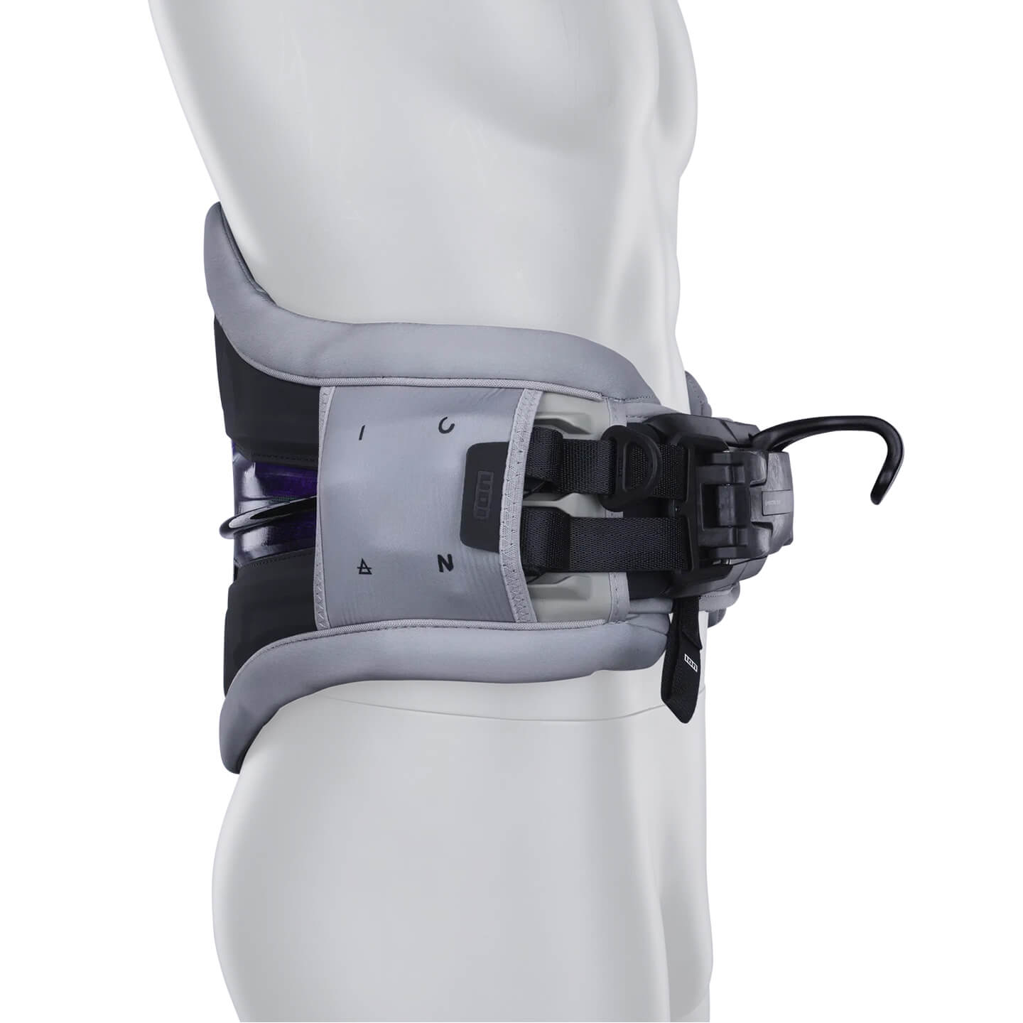ION Apex Kite Harness 2026 in sage and grey back support view