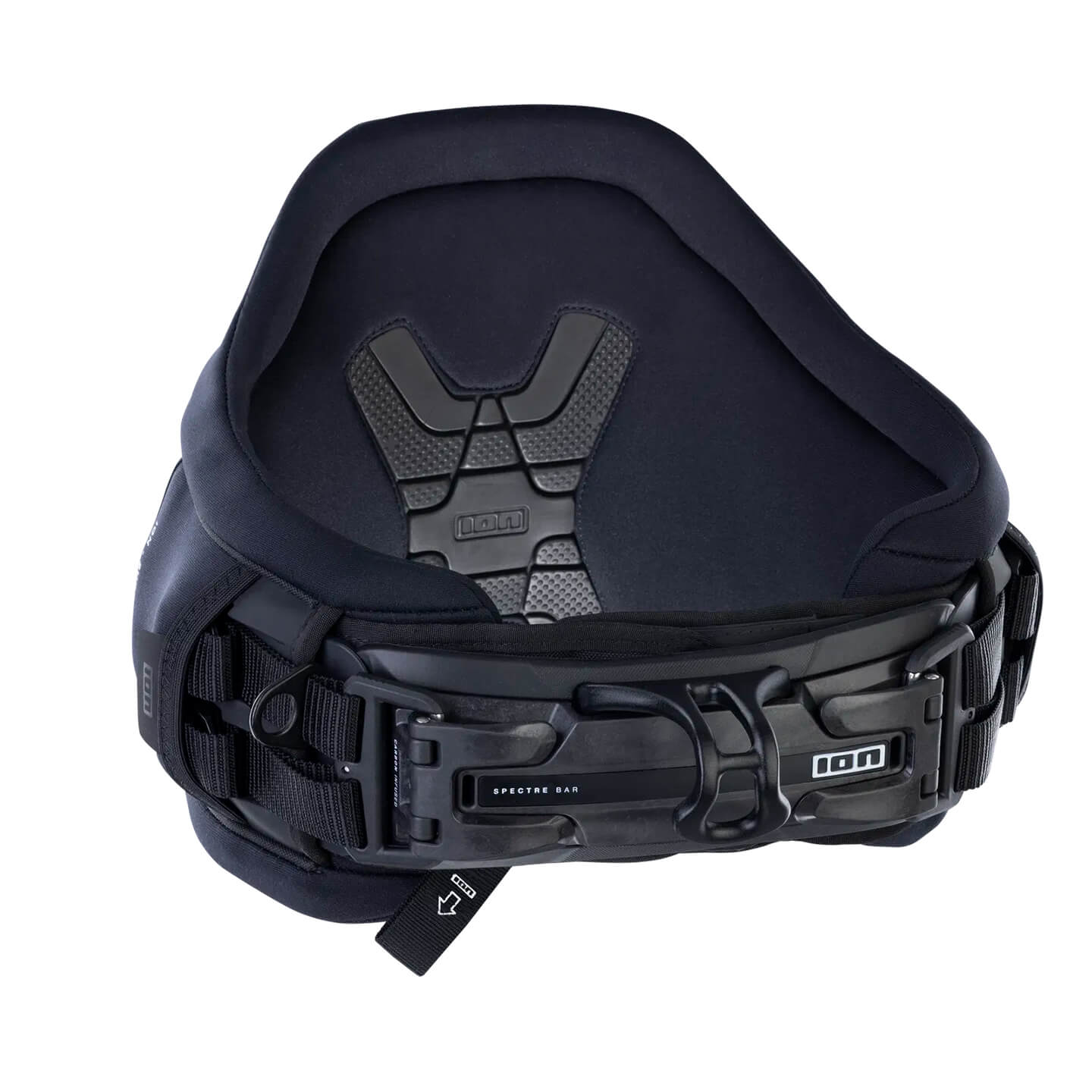 ION Rival Kite Harness 2026 in black front view