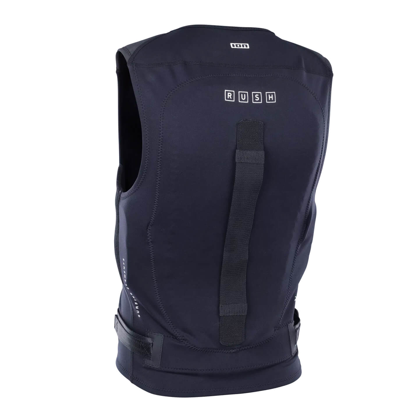 ION Rush Wing Harness/Impact Vest 2026 front zip and panel detail