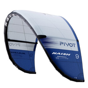 Naish Pivot Kite 2026 in grey studio product view showing the full canopy