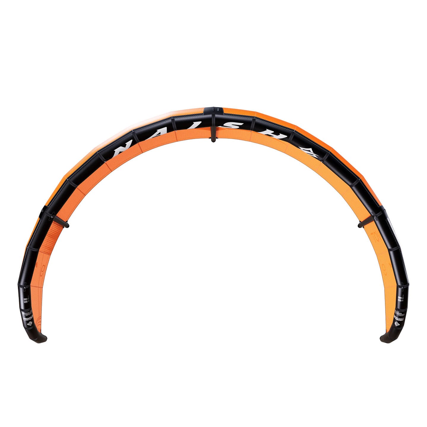 Naish Pivot Kite 2026 in orange leading edge and strut detail