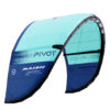 Naish Pivot Kite 2026 in teal alternate full canopy view