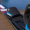 O'Brien Vortex 65" Combo Waterskis 2026 water skis base view showing the underside and fin area