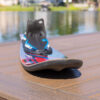 O'Brien Vortex 65" Combo Waterskis 2026 water skis close-up of the bindings and ski shape