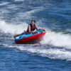 obrienscreamertube26alt4 O'Brien Screamer Inflatable Tube towable tube action image showing riders being towed on the water