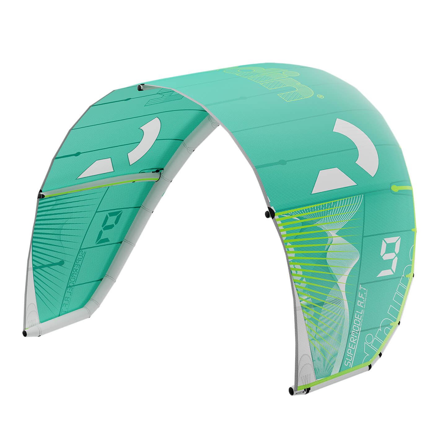 Reedin Supermodel ATF 2026 Kite in mint leading edge and strut detail