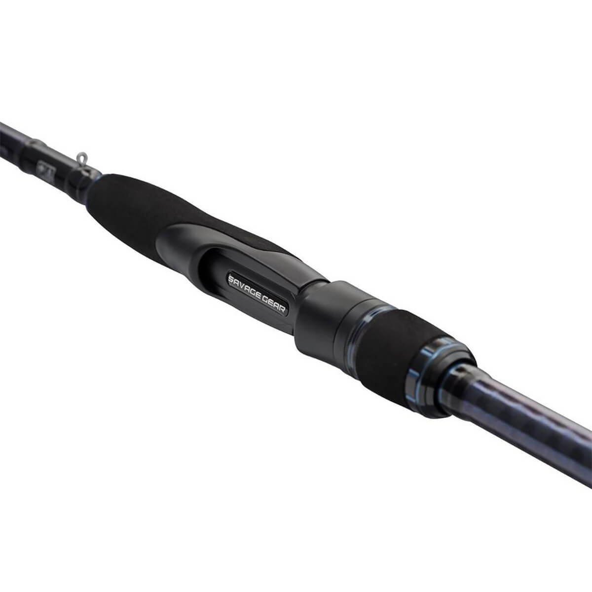 savagegeardefiancesg4alt2 Savage Gear Defiance SG4 Inshore 9ft 6in 12-46g fishing rod blank and guide ring detail