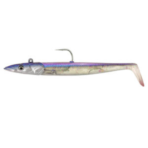 Savage Gear Sandeel V2 14cm 33g Blue Sandeel colour soft lure pattern for saltwater lure fishing
