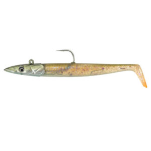 Savage Gear Sandeel V2 14cm 33g Clear Sandeel colour soft lure pattern for saltwater lure fishing