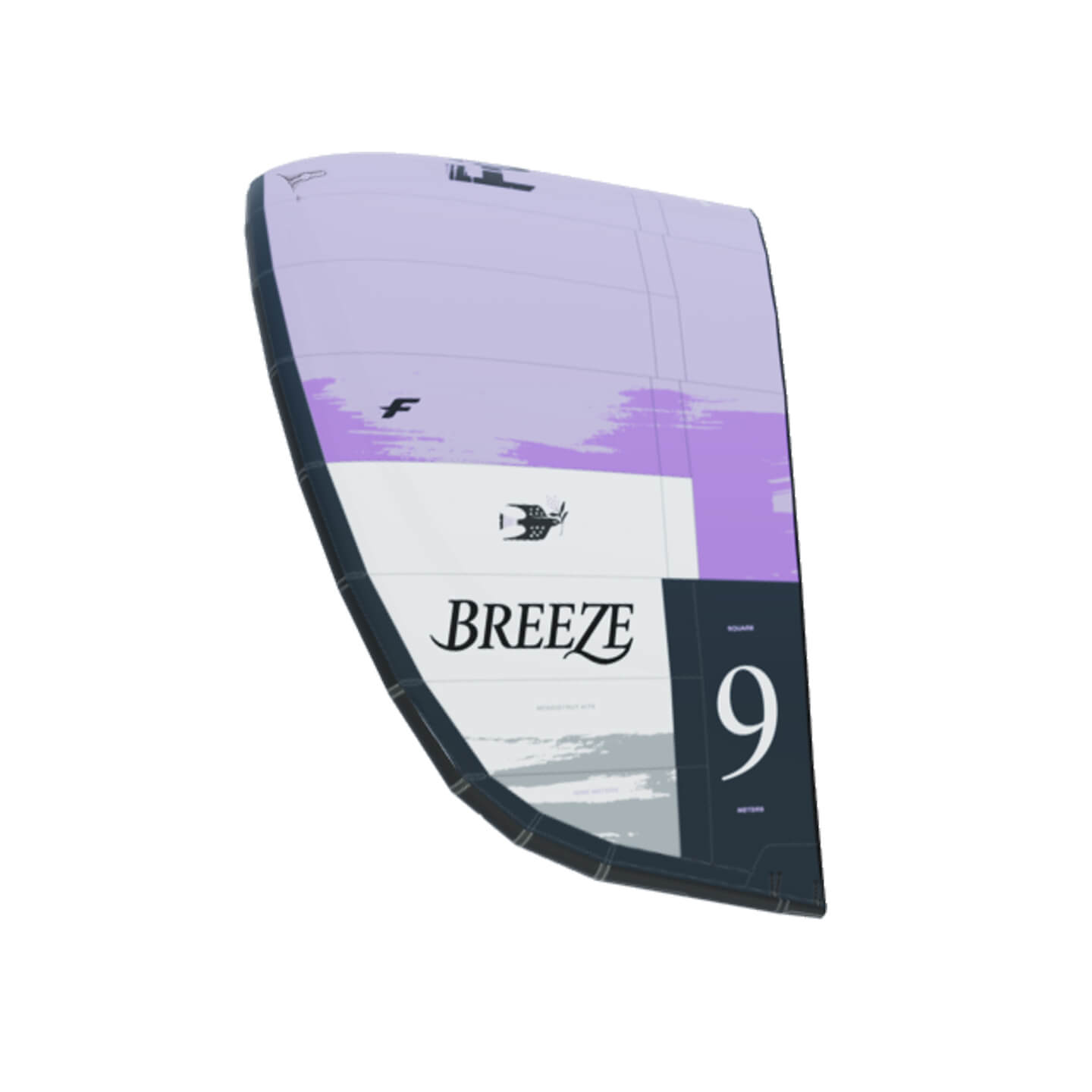 F-One Breeze TEC Kite side view colour lilac