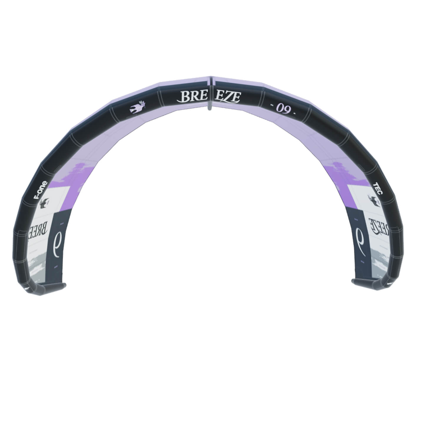 F-One Breeze TEC Kite front view colour lilac