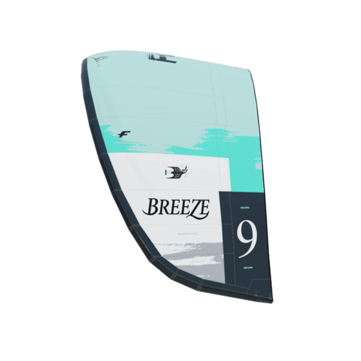 F-One Breeze TEC Kite side view colour mint