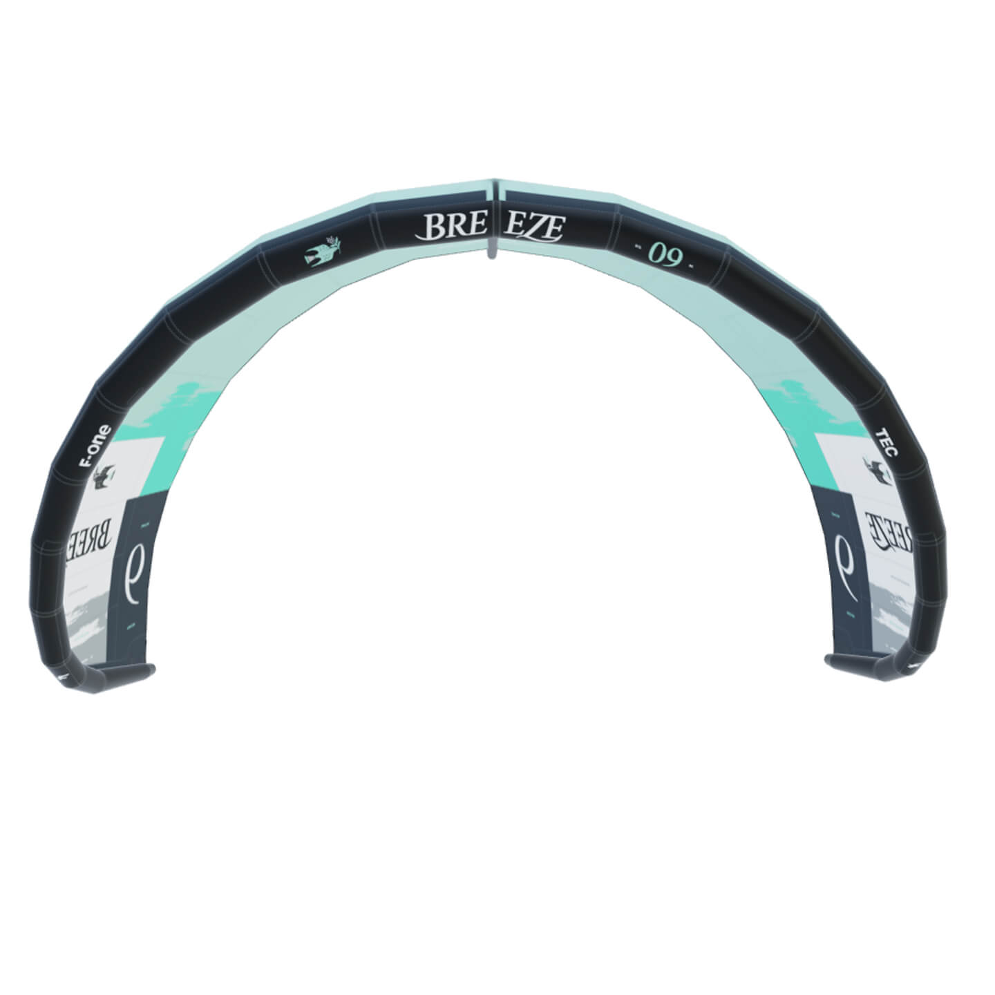 F-One Breeze TEC Kite front view colour mint