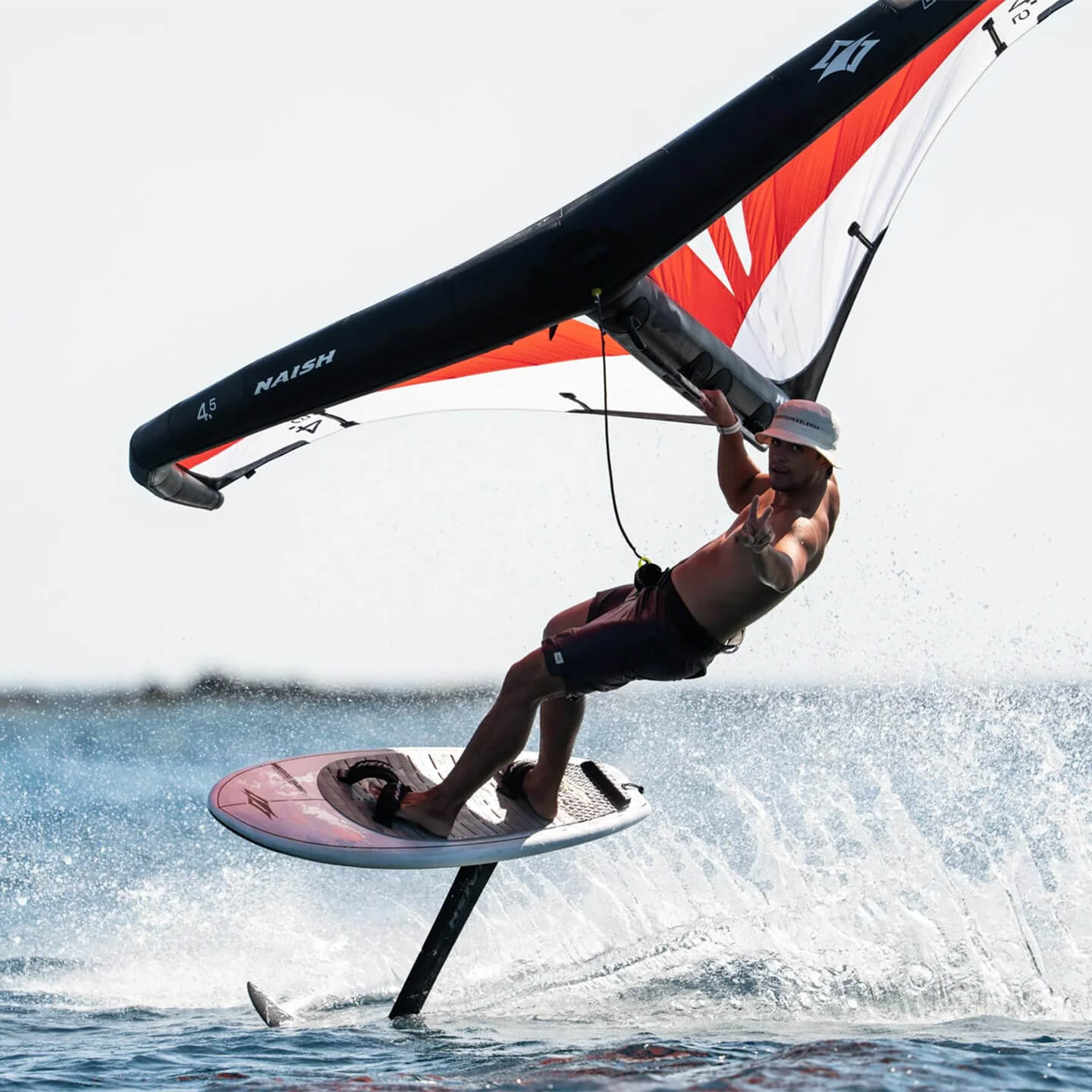Naish Siren Front Wing 2026 action shot