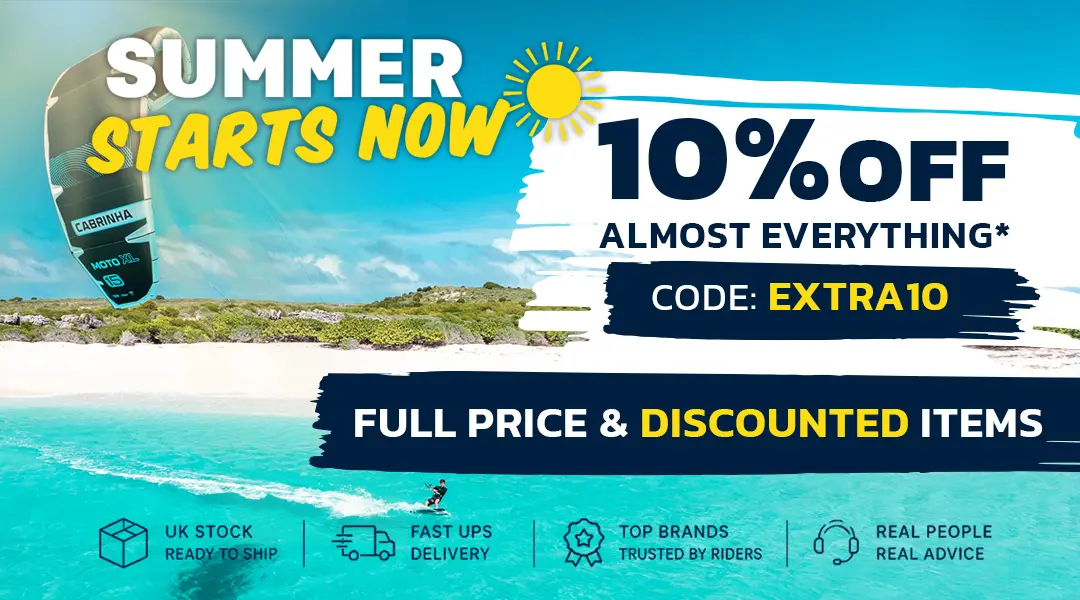 10% OFF full price and discounted Kitesurf products