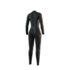 Back view of the Mystic Star 5/3mm Fullsuit women's wetsuit in Black, showing the rear panel design.