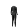Back view of the Mystic Jayde 5/3mm Fullsuit women's wetsuit in Black, showing the rear panel design.