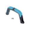 Duotone TS Big Air SLS Kiteboard 2027  twin-tip kiteboard  studio product photo, angle 4, highlighting the deck graphics and outline shape