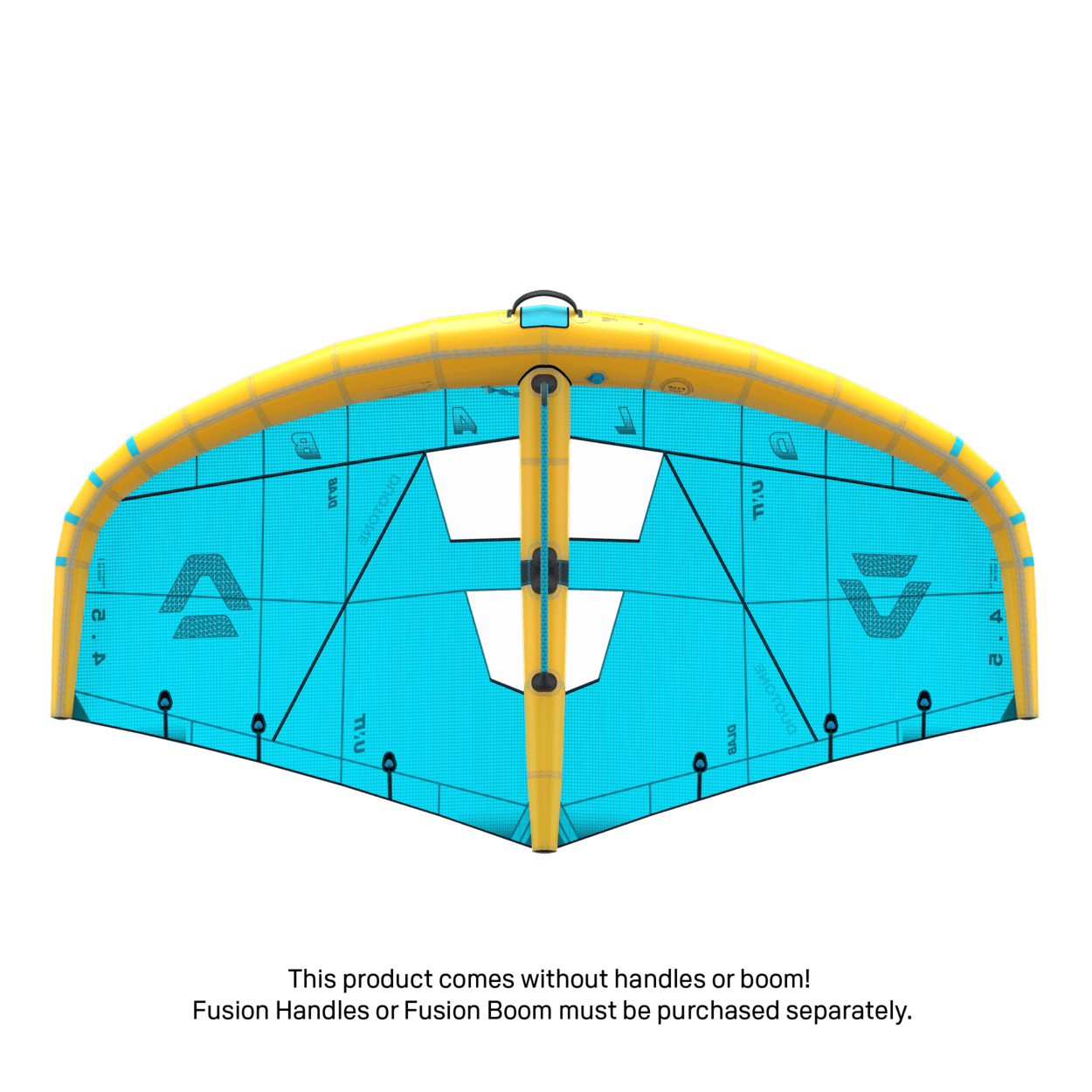 Duotone Unit D/LAB Wing 2027  foil wing  rear view, highlighting the canopy, boom and handle layout