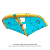 Duotone Unit D/LAB Wing 2027  foil wing  three-quarter studio angle highlighting the inflatable boom, highlighting the canopy, boom and handle layout