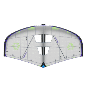 Duotone Unit Wing 2027 foil wing front view, highlighting the canopy, boom and handle layout