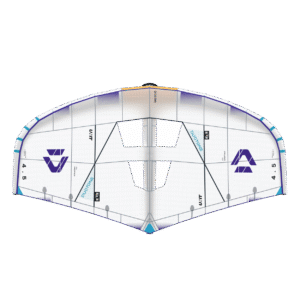 Duotone Unit SLS Concept Blue Wing 2027 foil wing front view, highlighting the canopy, boom and handle layout