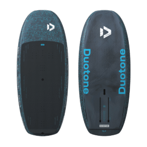 Duotone Sky Style SLS Foil Board 2027 foil board studio product photo, angle 1, highlighting the deck shape and mast track