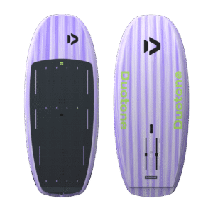 Duotone Sky Style Foil Board 2027 foil board studio product photo, angle 1, highlighting the deck shape and mast track