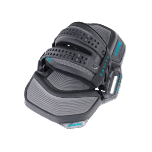 Duotone Entity Ergo Binding 2027 footstrap binding  studio product photo, angle 1, highlighting the strap and footpad construction