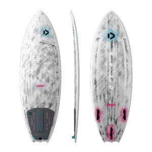 Duotone Volt D/LAB 2027 kite surfboard, main studio product photo showing the full board outline