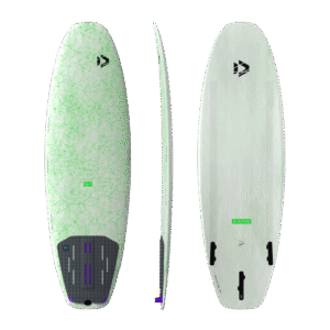 Duotone Whip SLS 2027 kite surfboard, main studio product photo showing the full board outline