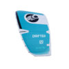 Cabrinha Drifter Apex 2027 Kite C3 colour close-up wingtip view with DRIFTER 9 logo and Cabrinha wave emblem
