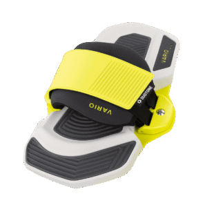 Duotone Vario Combo Binding 2027 footstrap binding  top-left three-quarter angle view, highlighting the strap and footpad construction