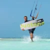 Duotone TS Big Air SLS Kiteboard 2027  twin-tip kiteboard  Duotone TS Big Air SLS Kiteboard 2027 showing base of board